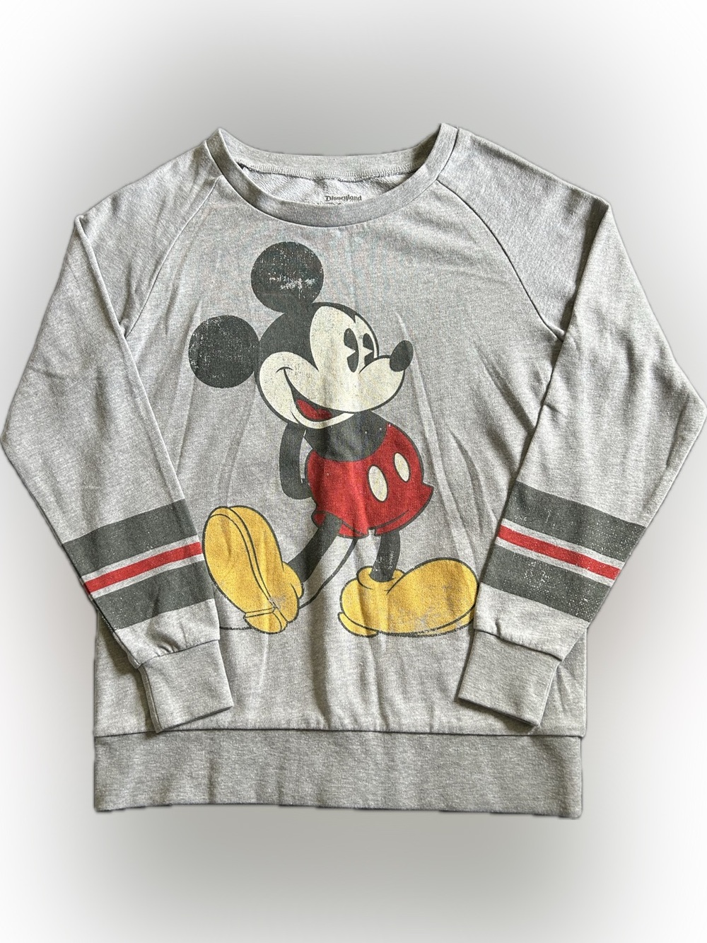 Disney Gray Logo Crewneck Sweatshirt